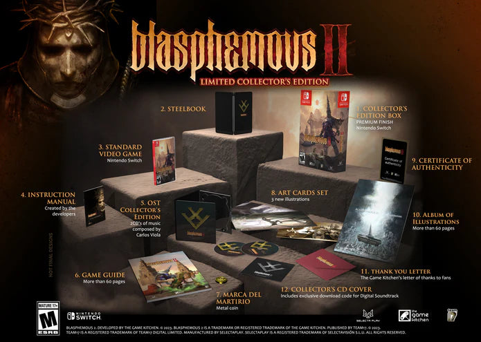 BLASPHEMOUS II LIMITED COLLECTOR'S EDITION Nintendo Switch