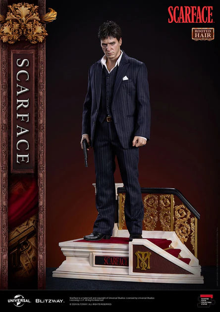 Scarface Superb Scale Tony Montana Rooted Hair Version 1/4 Statue