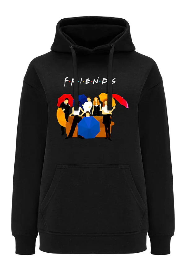 Friends Black Hoodie