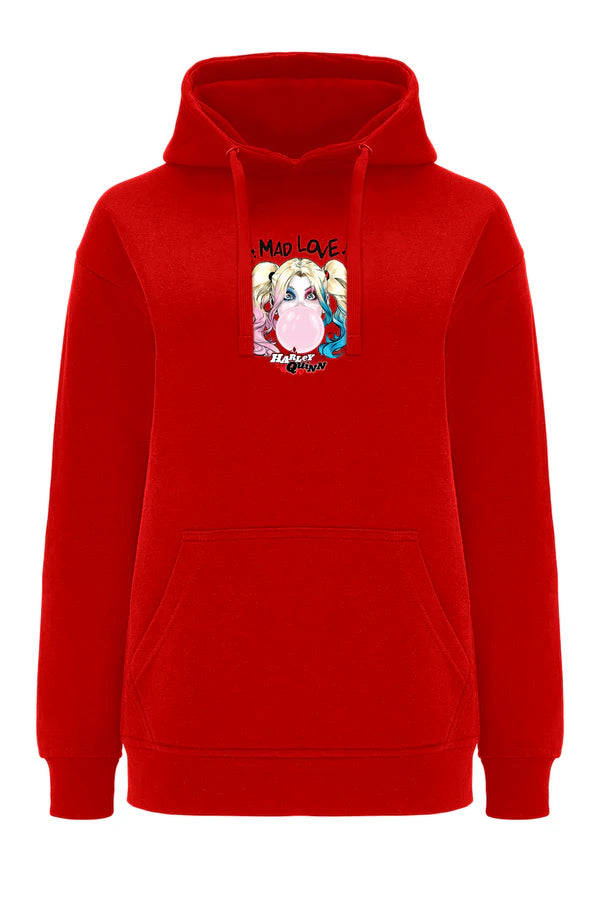 Harley Quinn DC Red Hoodie