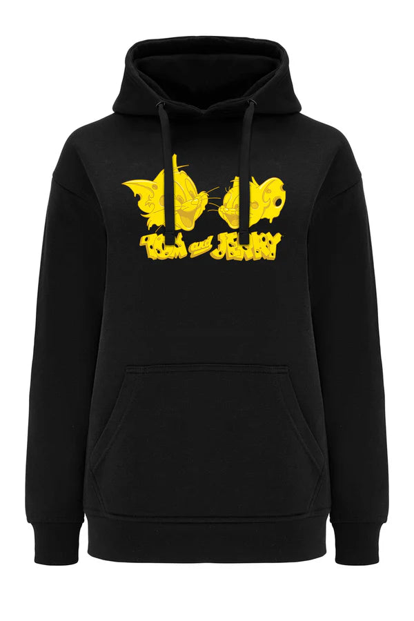 Tom & Jerry Black Hoodie