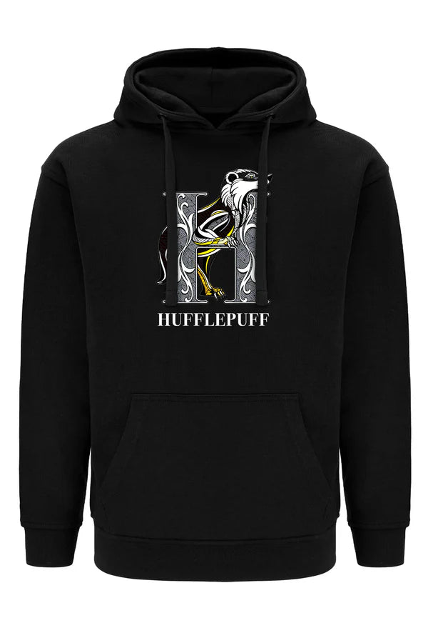 Hufflepuff Harry Potter Black Hoodie