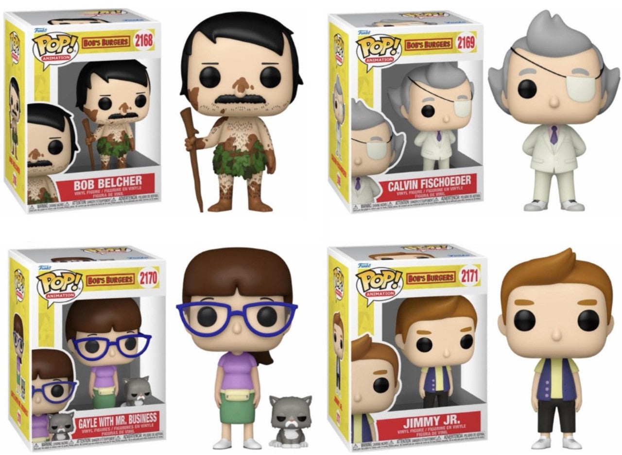 Pop! Complete Set 4 Bob's Burgers Series 3