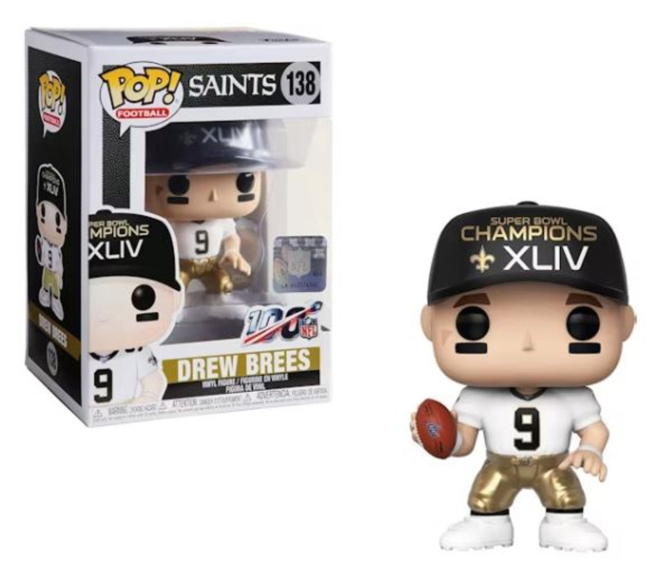 Pop! Drew Brees New Orleans Saints Super Bowl Champ NFL