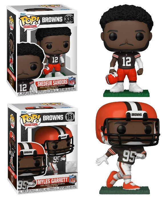 Pop! Combo Shedeur Sanders & Myles Garrett Browns NFL