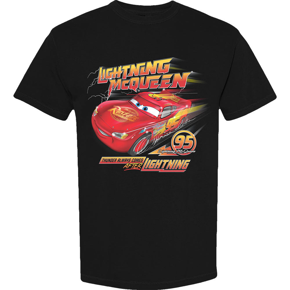 Disney Cars Thunder Always Comes Black T-Shirt