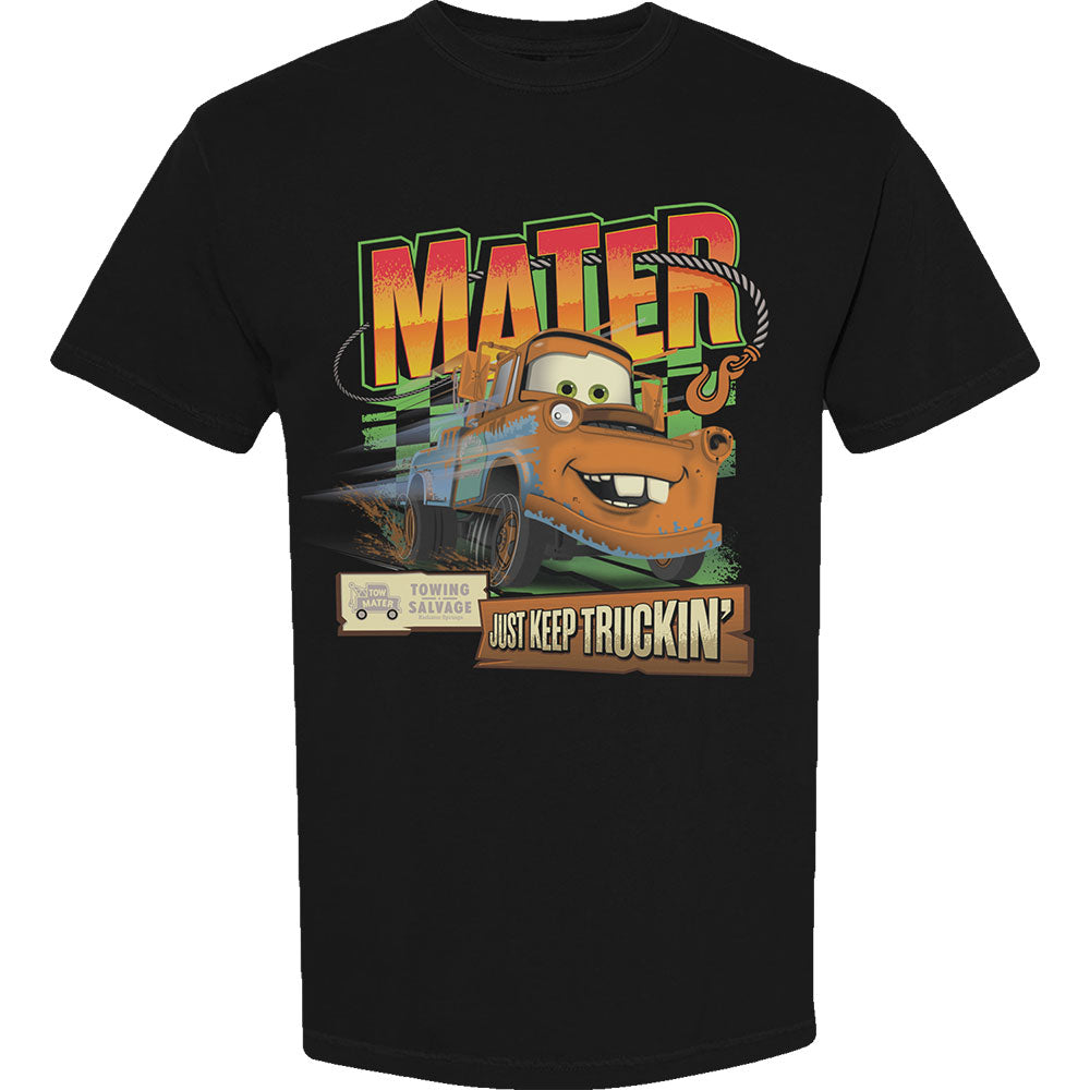 Disney Cars Keep Truckin Black T-Shirt