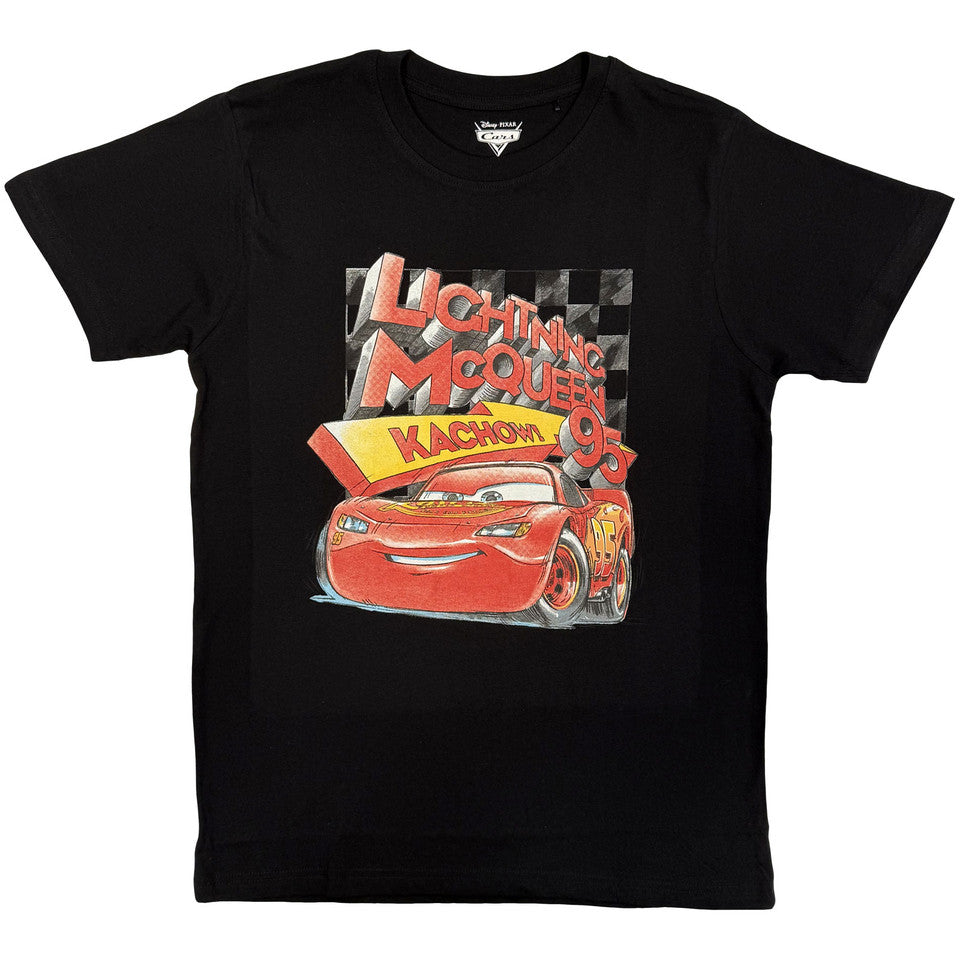 Disney Cars Kachow 95 Black T-Shirt