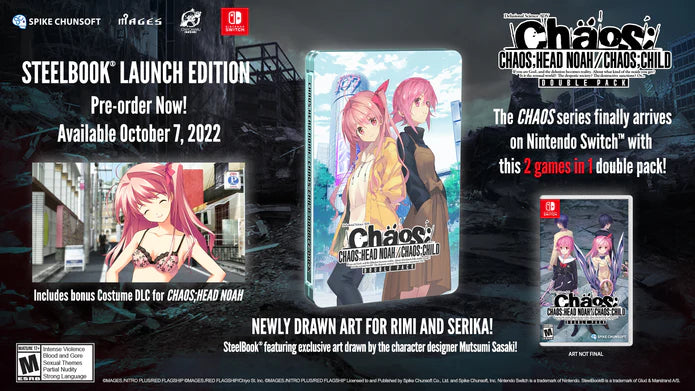 CHAOS;HEAD NOAH / CHAOS;CHILD DOUBLE PACK [STEELBOOK EDITION] Nintendo Switch