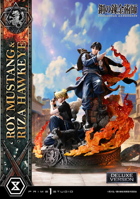 PRIME 1 STUDIO FULLMETAL ALCHEMIST ROY MUSTANG & RIZA HAWKEYE DELUXE VERSION