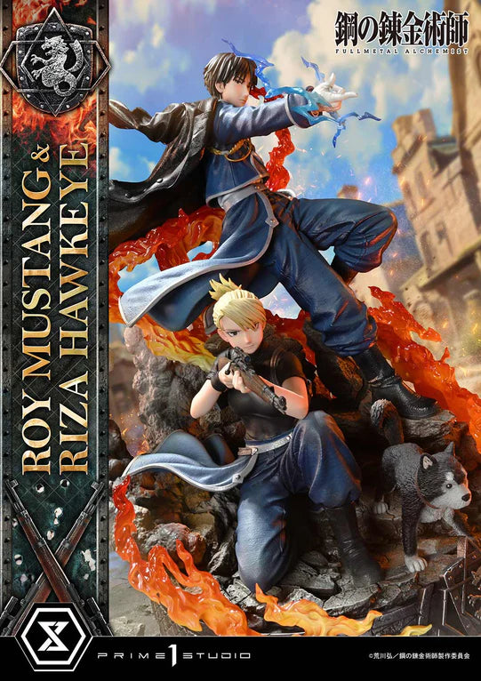 PRIME 1 STUDIO FULLMETAL ALCHEMIST ROY MUSTANG & RIZA HAWKEYE
