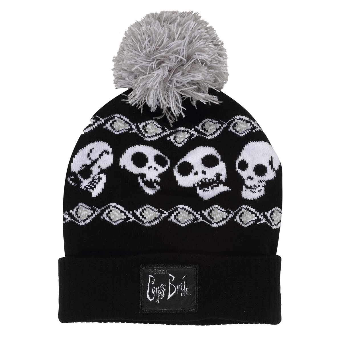 Corpse Bride Skeleton Band Snow Beanie