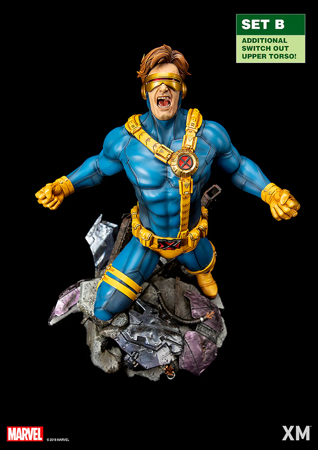 MARVEL X-MEN 1/4 CYCLOPS COMICS VERSION B WITH EXTRA TORSO