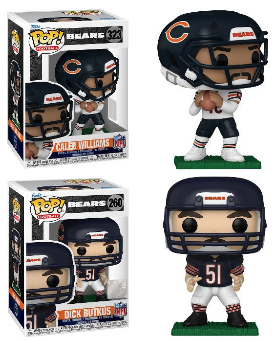 Pop! Combo Caleb Williams & Dick Butkus Chicago Bears NFL