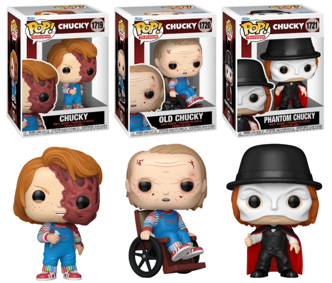 Pop! Television Complete Set 3 Chucky TV Series