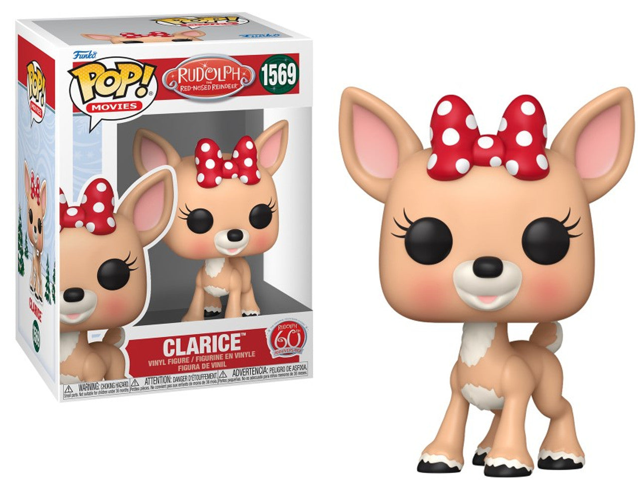 Pop! Clarice Rudolph The Red Nosed Reindeer