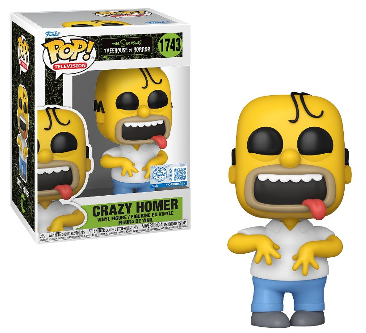 Pop! Specialty Series Crazy Homer The Simpsons Tree House of Horror