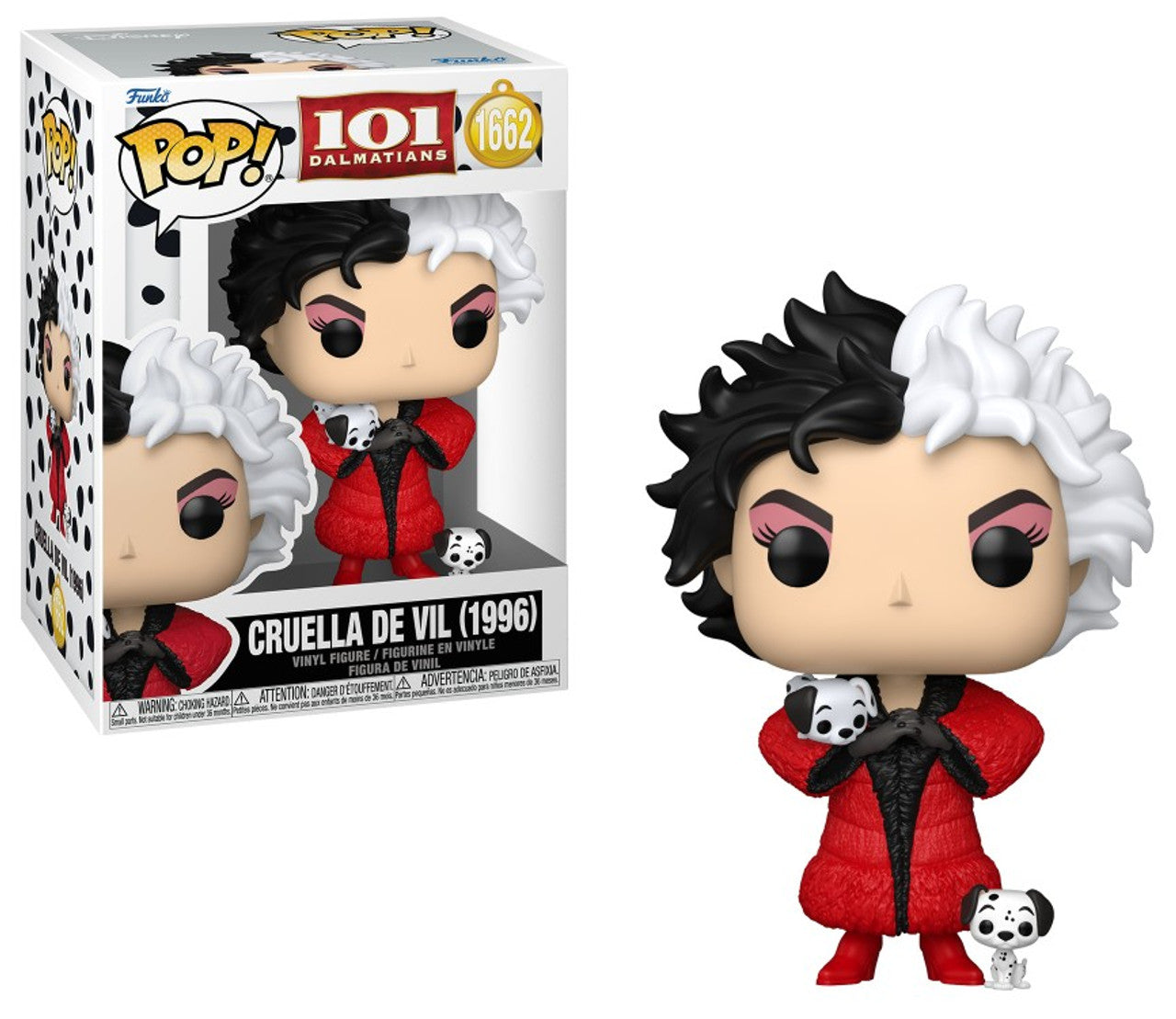 Pop! Movies Cruella De Vil 101 Dalmatians 1996 Disney
