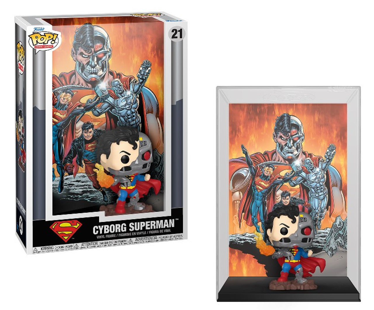 Pop! Comic Cover Cyborg Superman DC Comics
