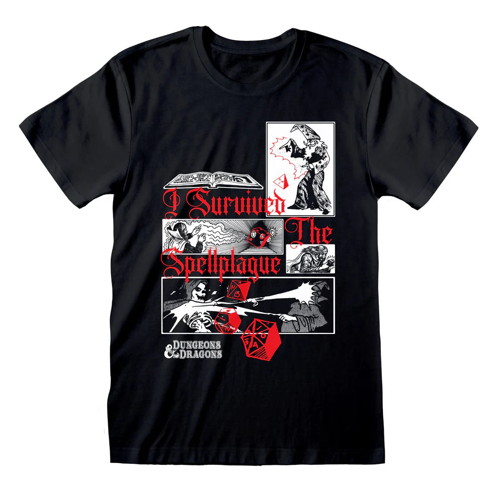 DUNGEONS AND DRAGONS PLAGUE SURVIVOR T-SHIRT