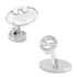 Sterling Silver Batman Logo Cufflinks