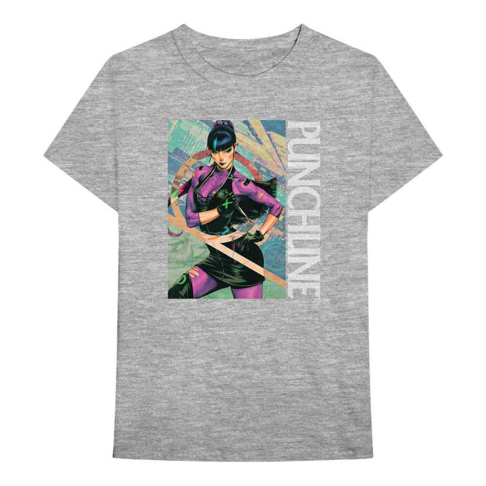 DC Comics Punchline Grey T-Shirt