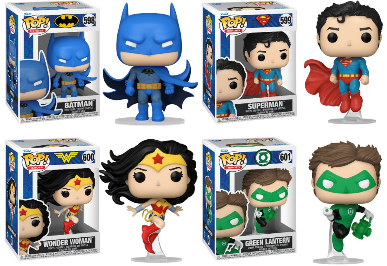 Pop! Heroes Complete Set 4 DC New Classics