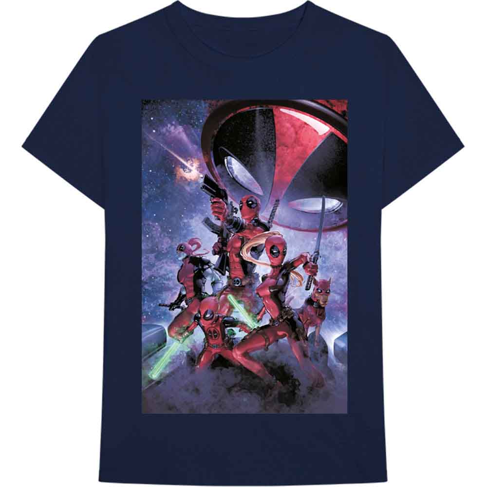 MARVEL COMICS DEADPOOL FAMILY T-SHIRT