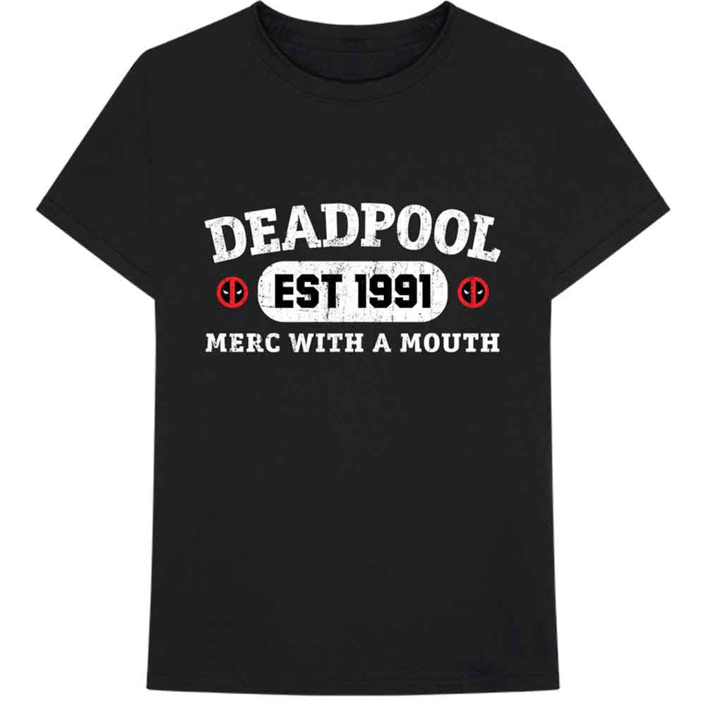 MARVEL COMICS DEADPOOL MERC WITH A MOUTH T-SHIRT