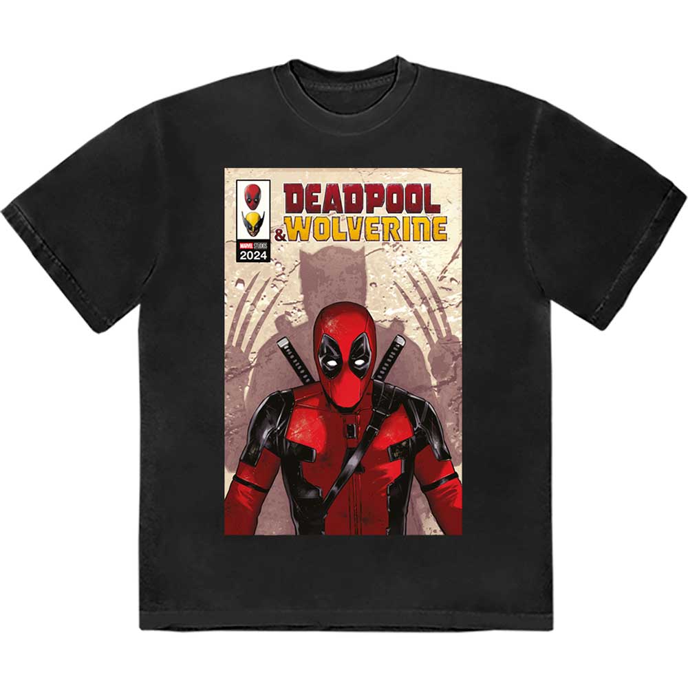 MARVEL COMICS DEADPOOL & WOLVERINE COMIC COVER T-SHIRT