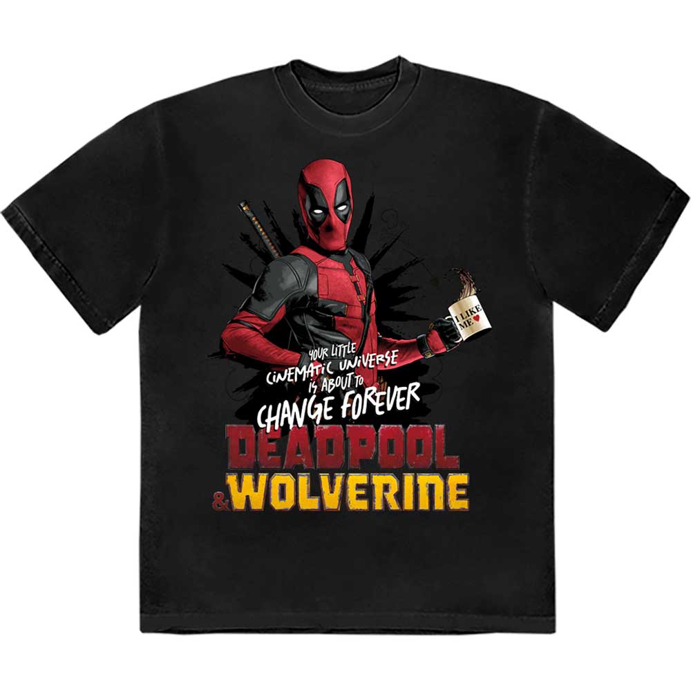 MARVEL COMICS DEADPOOL & WOLVERINE CHANGE UNIVERSE T-SHIRT