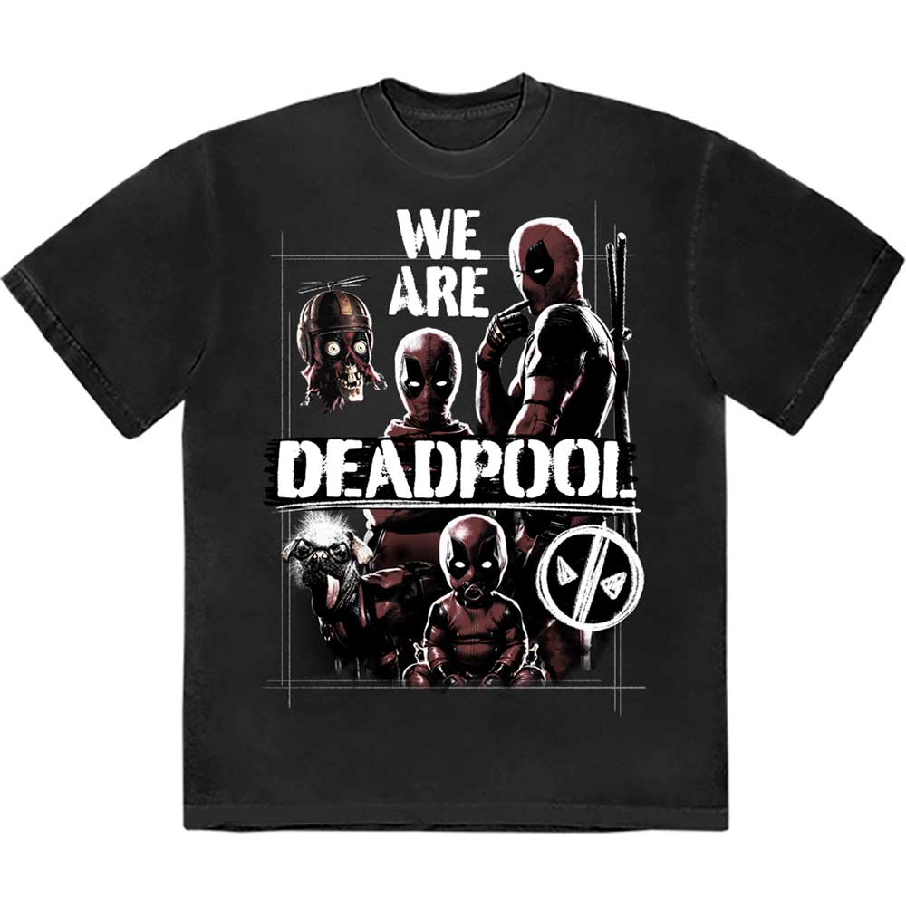 MARVEL COMICS DEADPOOL WE ARE DEADPOOL T-SHIRT