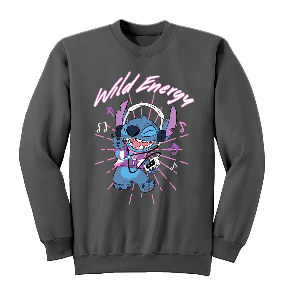 DISNEY LILO AND STITCH WILD ENERGY Sweatshirt