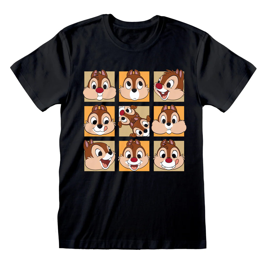 CHIP AND DALE EXPRESSIONS T-SHIRT