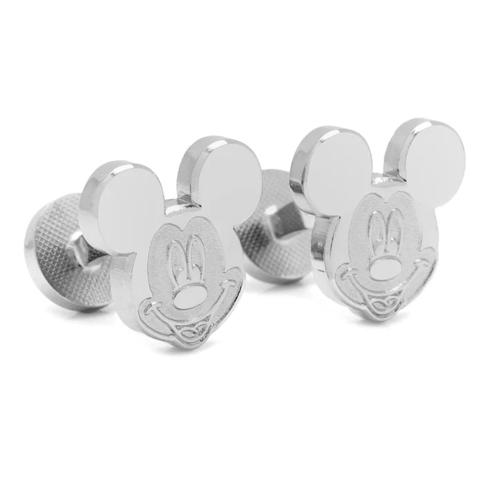 Silver Mickey Mouse Cufflinks