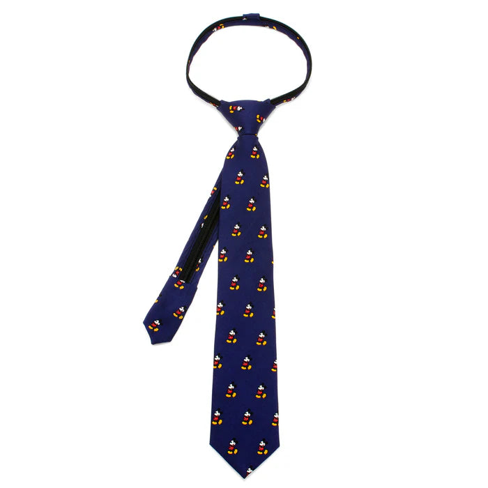Classic Mickey Mouse Boys Zipper Tie