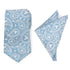 Mickey Mouse Teal Paisley Necktie and Pocket Square Gift Set