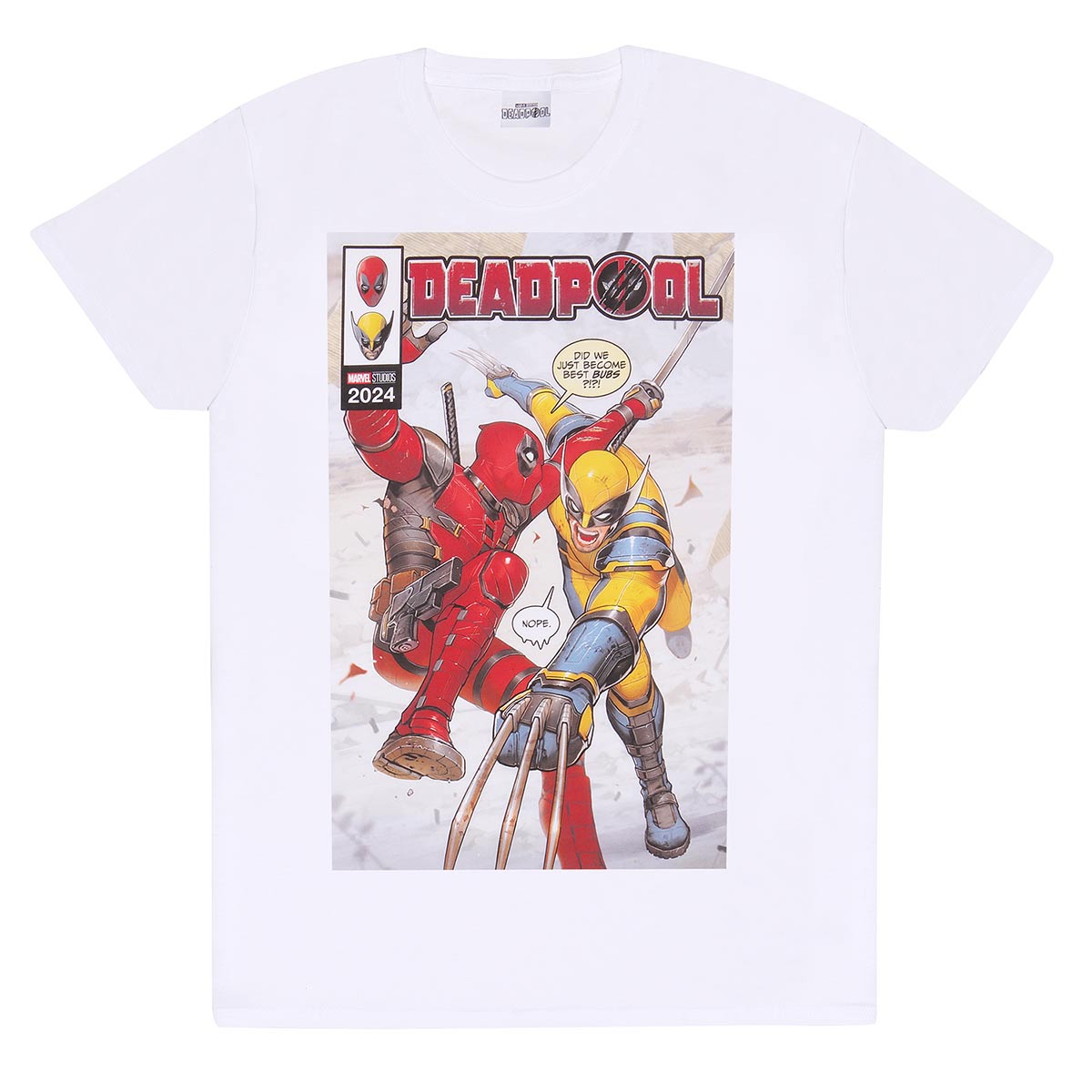 Marvel Comics Deadpool 3 Comic Book Cover T-Shirt