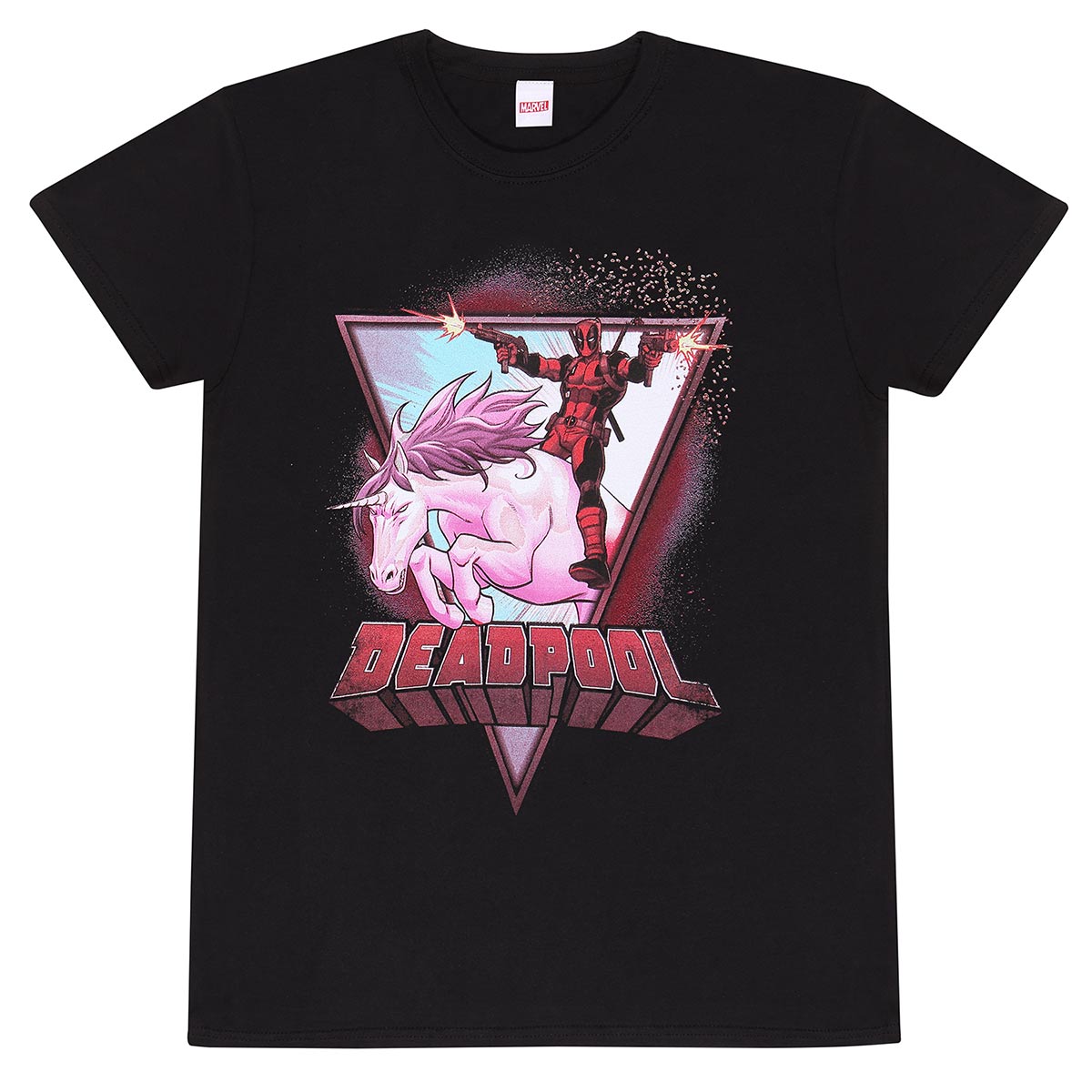 Marvel Comics Deadpool Unicorn Rider T-Shirt