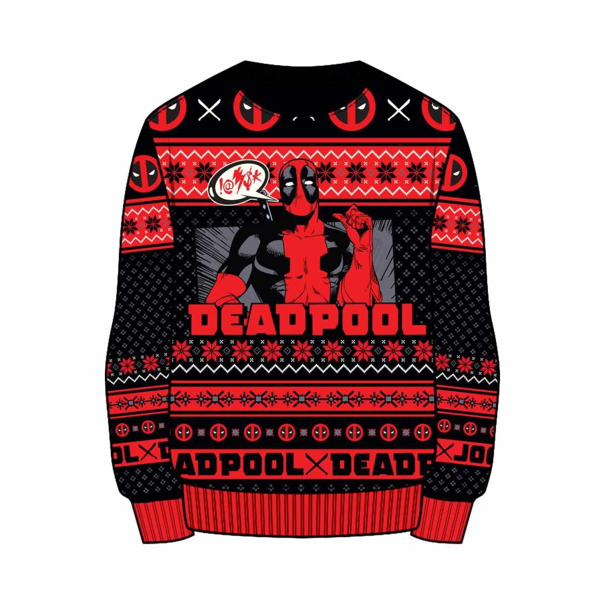 Marvel Comics Deadpool Show Off Knitted