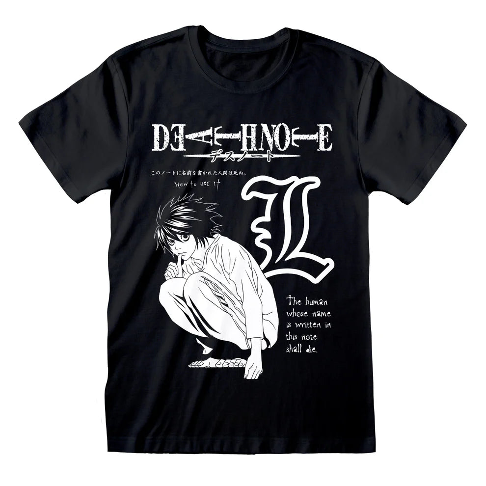 Death Note Mono Drawing T-Shirt