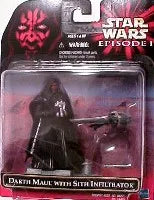 Star Wars Deluxe Darth Maul with Sith Infiltrator 1999