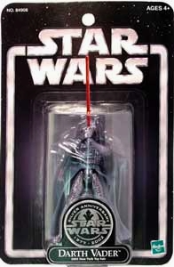 Star Wars Silver Darth Vader 25th Anniversary 2002 Toy Fair Exclusive