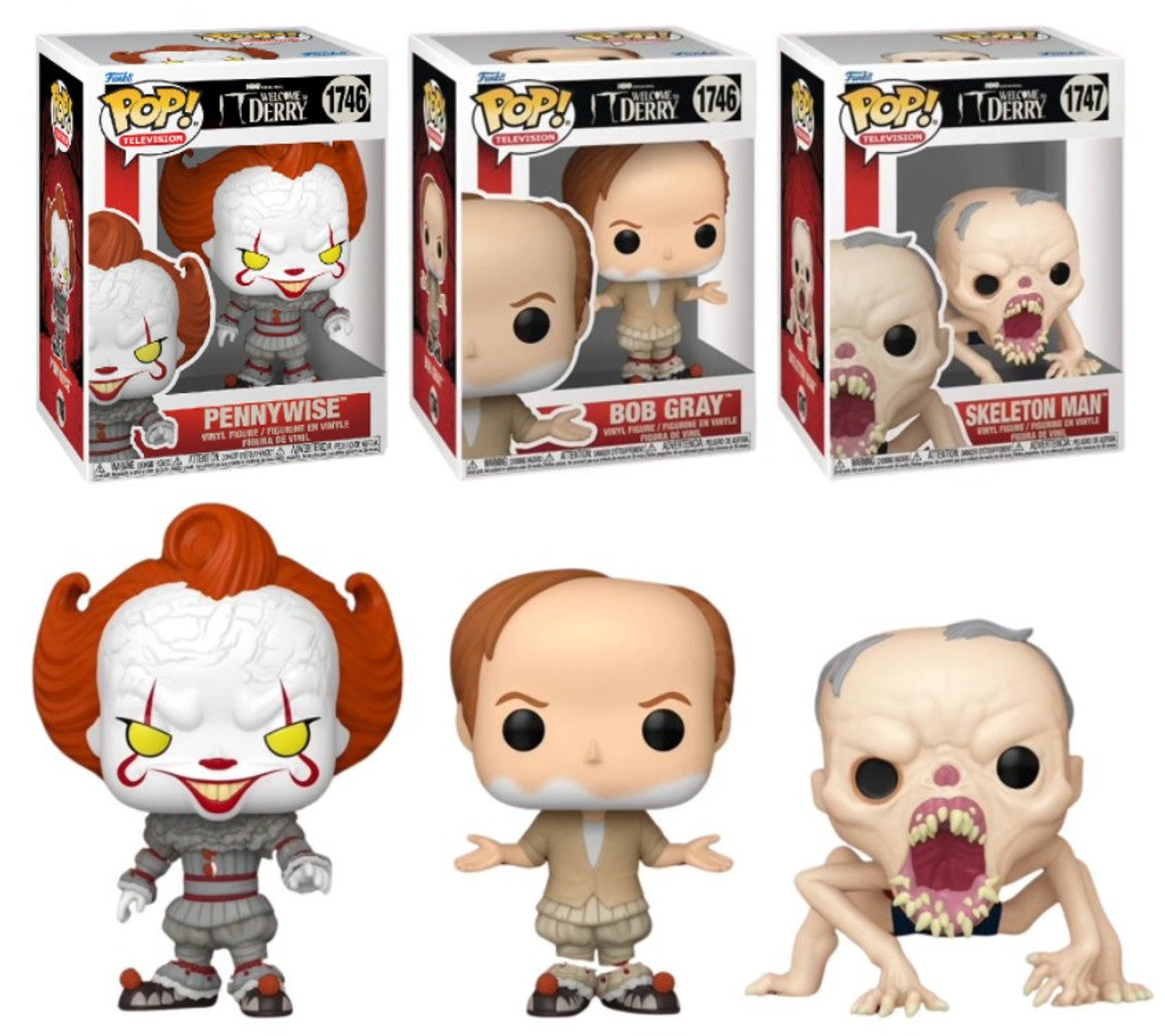 Pop! Television Complete Set 3 Welcome to Derry