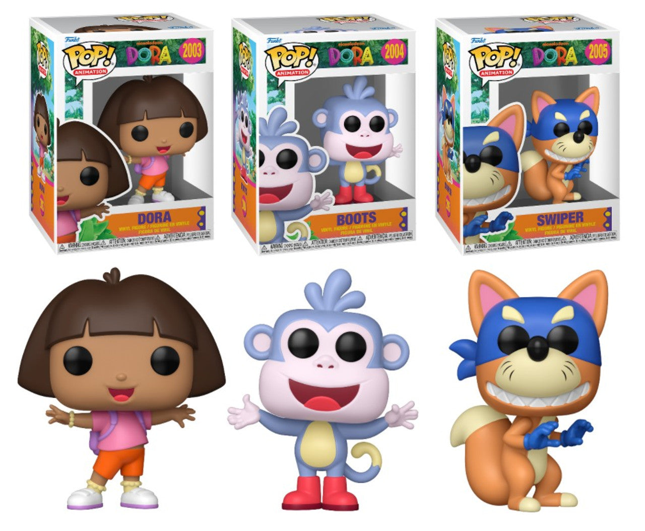 Pop! Complete Set 3 Dora The Explorer