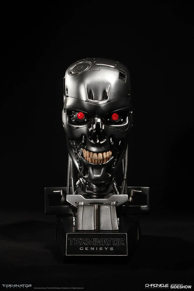 Terminator 1:1 Scale Prop Replica Genisys Endoskeleton Skull