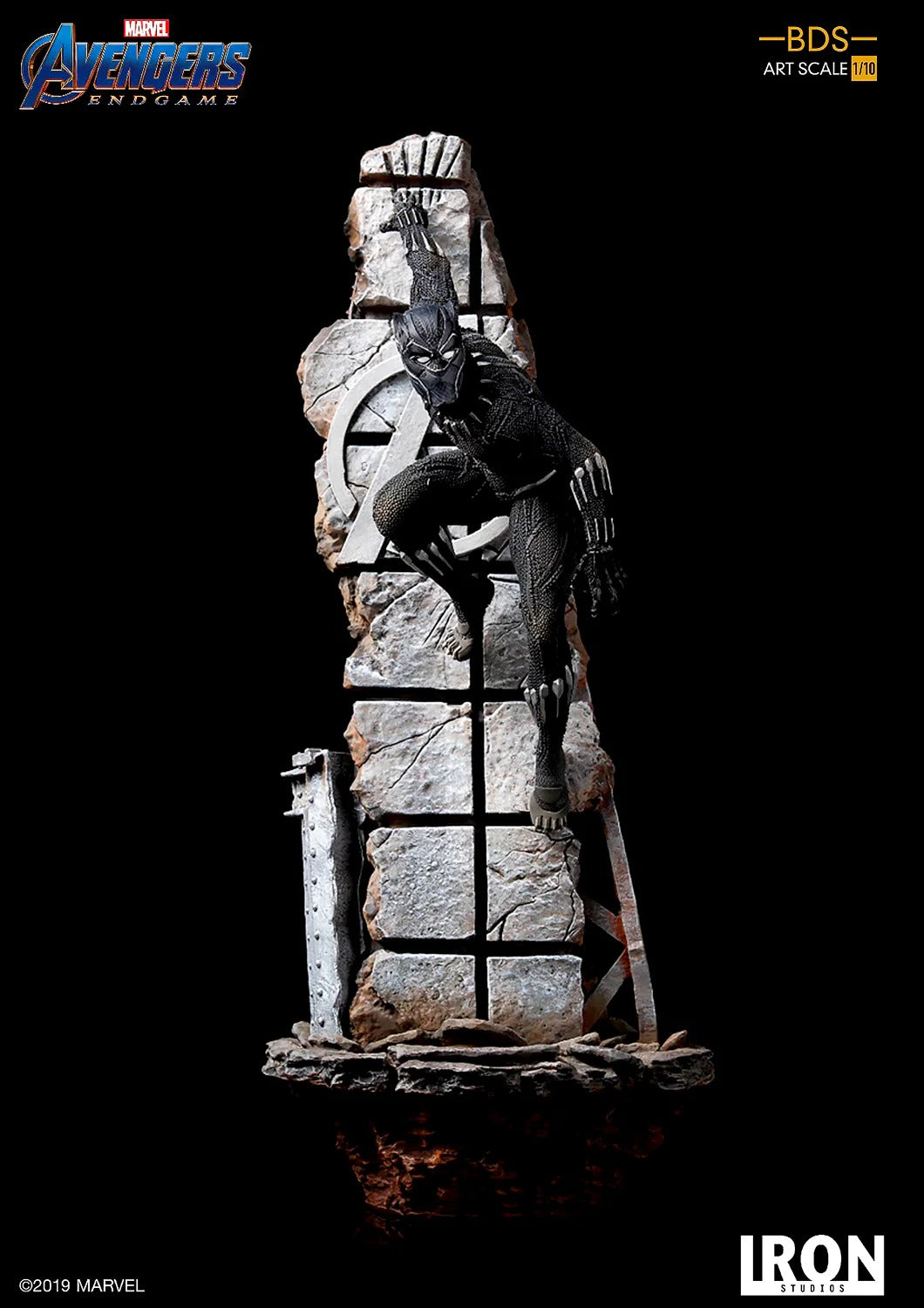 AVENGERS ENDGAME 1/10 BLACK PANTHER BDS ART SCALE
