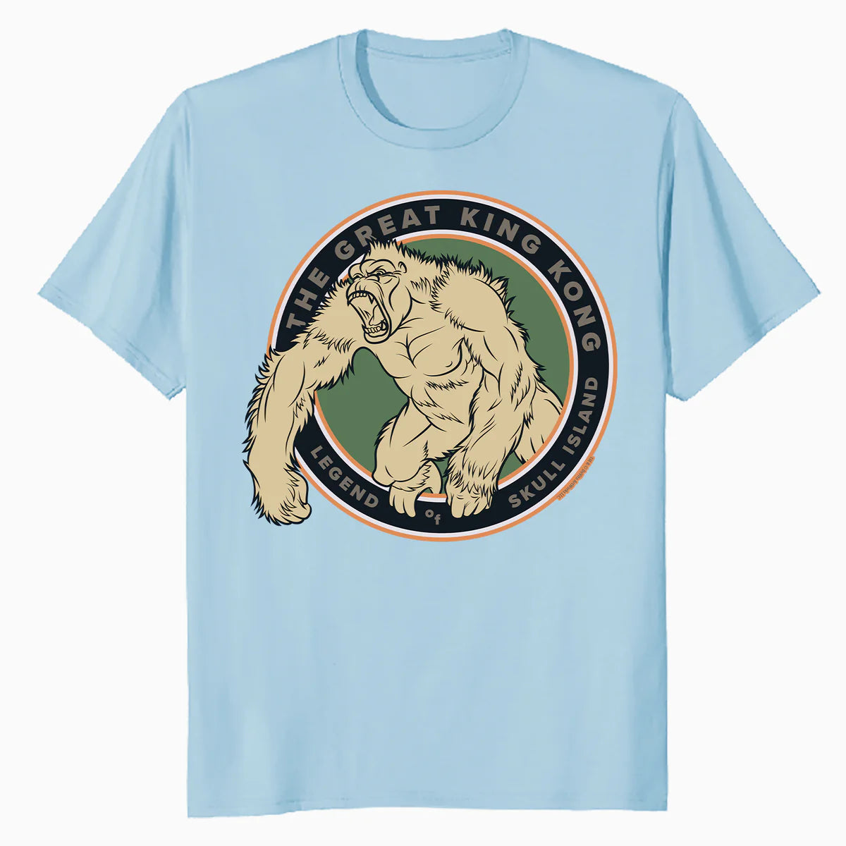 King Kong Skull Island Legend Monster New York Movie Classic Official Men's T-Shirt