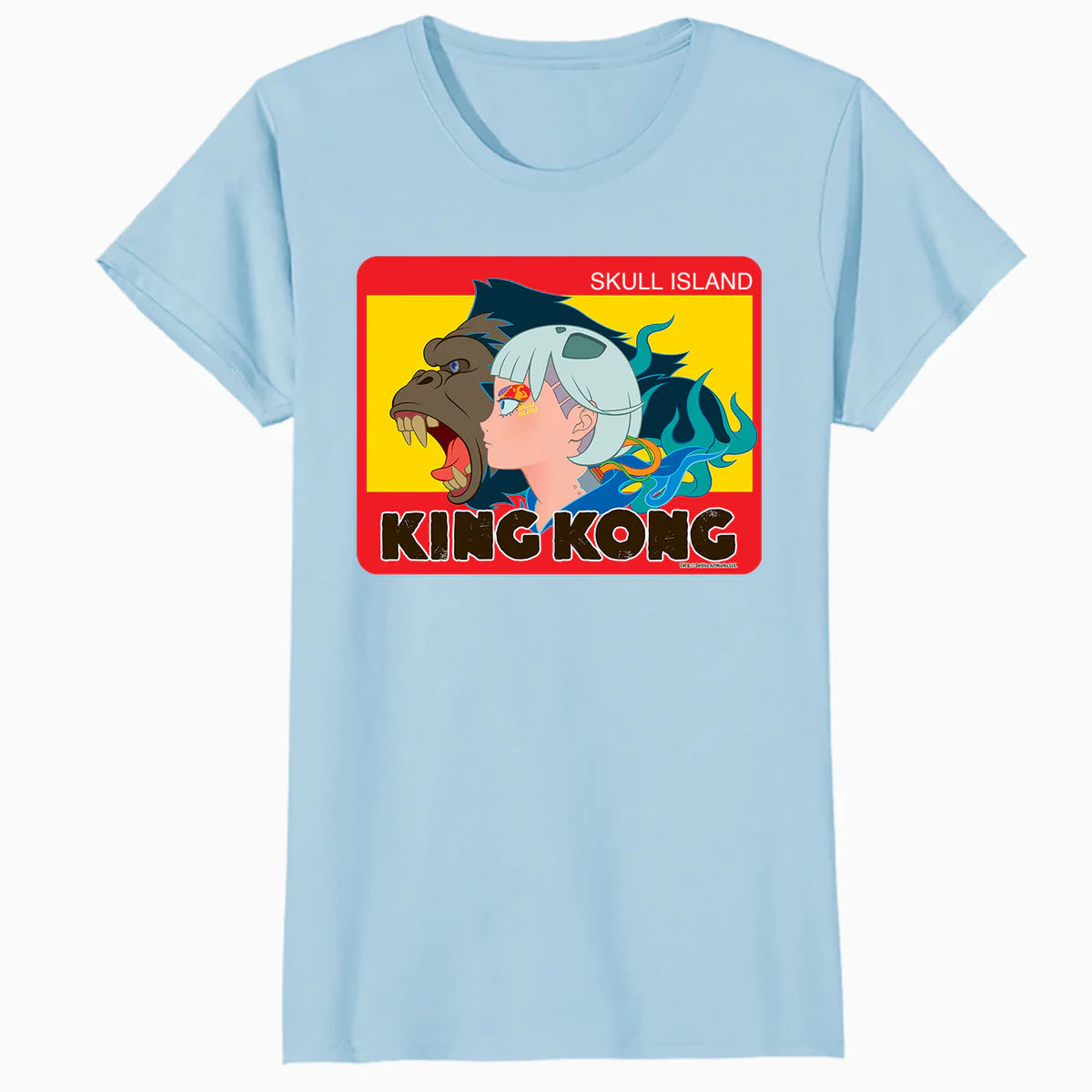 King Kong Skull Island Mitsume Character Pose Anime Classic Official Women's T-Shirt