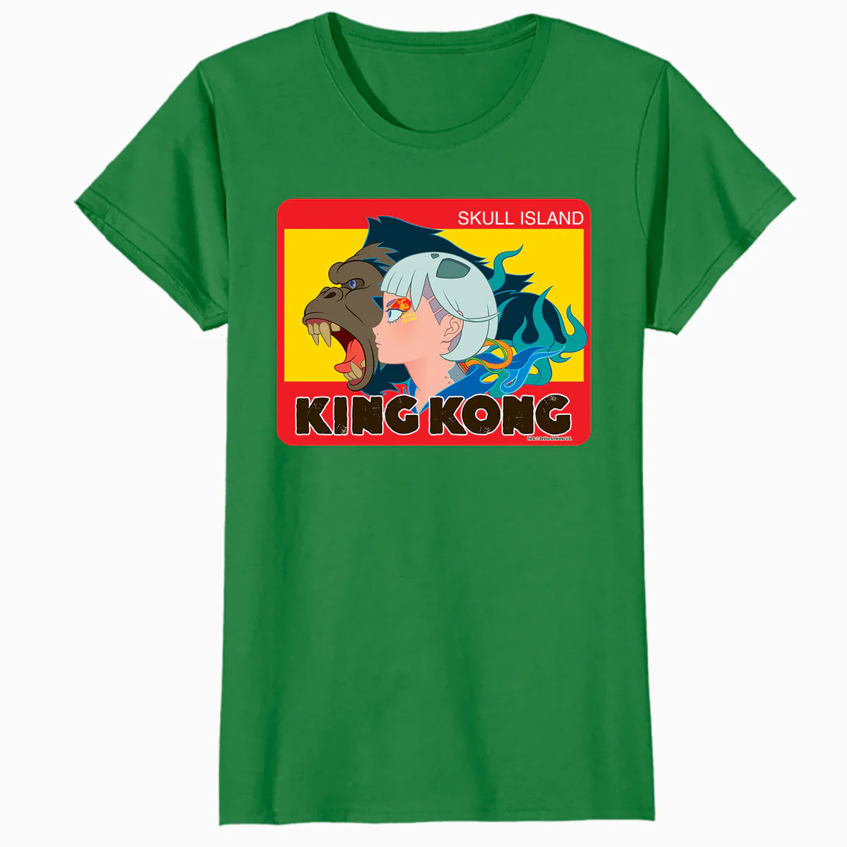 King Kong Skull Island Mitsume Character Pose Anime Classic Official Women's T-Shirt